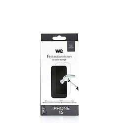 Avis WE Verre trempé APPLE IPHONE 15: Protection écran - anti-rayures - anti-bulles d'air - ultra-résistant - dureté 9H Glass