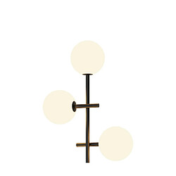 Inspired Lampadaire 4 Lumières, DEL 5W Remplaçables, 3000K, Noir pas cher