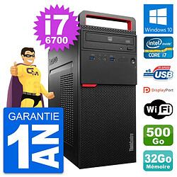 PC Tour Lenovo ThinkCentre M700 i7-6700 RAM 32Go Disque 500Go Windows 10 Wifi - Occasion