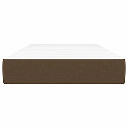 Avis Maison Chic Matelas de lit à ressorts ensachés, Matelas doux marron foncé 120x190x20 cm -GKD99048