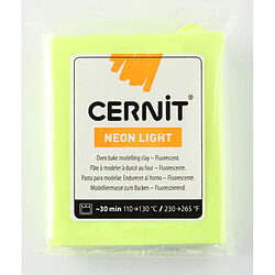 Pâte Cernit Néon 56 g Jaune (700) - Cernit