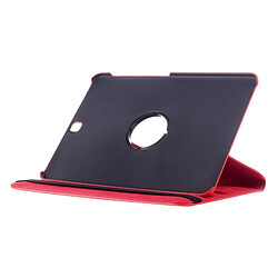 Wewoo Housse Étui rouge pour Samsung Galaxy Tab S2 9.7 Litchi Texture 360 degrés rotation en cuir avec support multi-fonctionnel pas cher