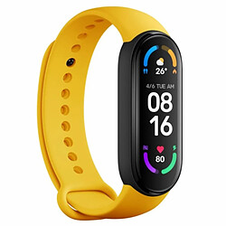 Acheter Bracelet intelligent iWear SM6 - Tracker d'activité IP67 avec fréquence cardiaque et tension artérielle / Moniteur social / Sommeil Jaune