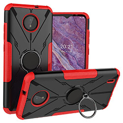 Coque en TPU 2-en-1, airbag quatre coins avec béquille pour votre Nokia C10/C20 - rouge