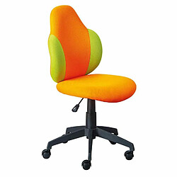 Paris Prix Chaise de Bureau Jessi 100cm Orange & Vert