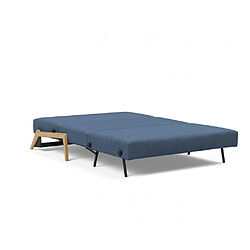 Inside 75 Canapé convertible CUBED SIGNY couchage 140 cm Weda Bleu pas cher