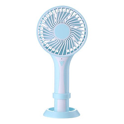 WT - D6 Mini Ventilateur USB Portable avec Base Ventilateur de Refroidissement à Air de Bureau Rechargeable Refroidisseur d'Air Ventilateur De Refroidissement Silencieux Pour Dortoir d'Étudiants à Domicile à l'Extérieur Tra