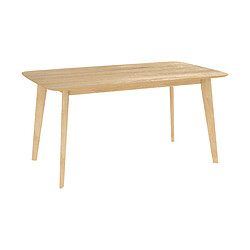 Rendez Vous Deco Table rectangulaire Oman 150 cm en bois clair