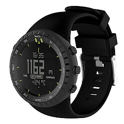 INF Bracelet de montre TPU pour Suunto Core Noir