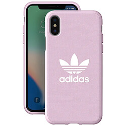 Adidas Coque pour iPhone X et XS Silicone Gel Design Fin Rose