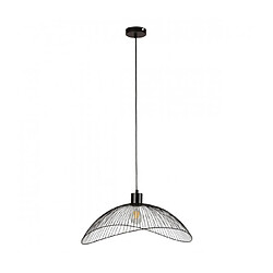 Luminaire Center Suspension moderne Nunez Noir mat