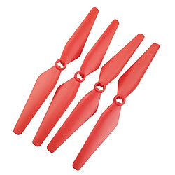 Avis 4 pales hélice hélice prop lame pour syma x8sw x8sc x8sg x8 pro rouge