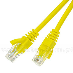 DCU TECNOLOGIC CONNECTION UTP CAT6 YELLOW 1M