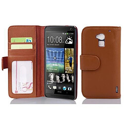 Cadorabo Coque HTC ONE MAX T6 Etui en Brun