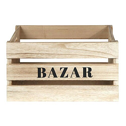 The Home Deco Factory Cagettes en bois Bazar (Lot de 3).