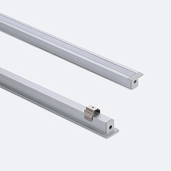 Avis Ledkia Profilé Aluminium Encastrable 2 m avec Capot Continu pour Rubans LED jusqu'à 6 mm 2 m