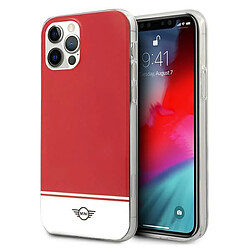 Ozzzo mini mihcp12mpcubire iphone 12/12 pro 6,1" czerwony/rouge hard coque stripe collection