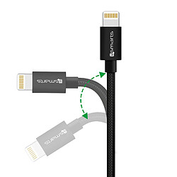 Avis Câble USB type C vers Apple Lightning 4Smarts noir - Charge et synchro