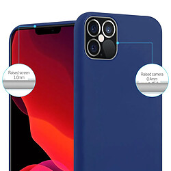 Cadorabo Coque iPhone 12 / 12 PRO Etui en Bleu pas cher