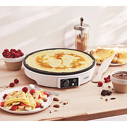 Crêpière 30cm 1000w blanc - cre245 - SIMEO pas cher