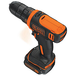 Black & Decker Black and Decker - Perceuse visseuse sans fil 10.8 V Li-Ion 1.5 Ah 26 Nm 550 trs/min 1 batterie - BDCD12-QW