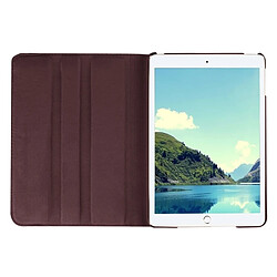 Acheter Wewoo Smart Cover café pour iPad mini 4 Litchi Texture 360 degrés Rotation intelligente étui en cuir avec support