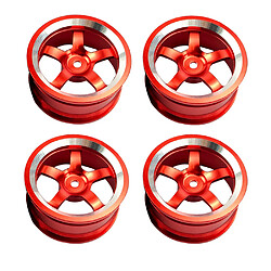 Acheter Jante De Roue En Métal 4pc Pour MN86KS MN86 MN 1/12 Pièces De Mise à Niveau De Camion De Voiture RC Rouge