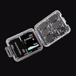 Universal Organisateur de boîtier de boîte de stockage pour carte mémoire pour carte SD Card TF Card Mémoire de mémoire