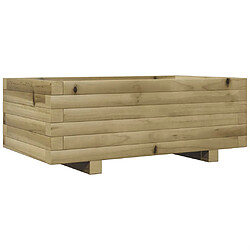 vidaXL Jardinière 70x40x26,5 cm bois de pin imprégné