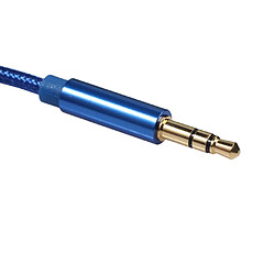 Câble de câble audio stéréo mâle à mâle de 3,5 mm pour voiture stéréo de téléphone portable 2.0M pas cher