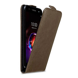 Cadorabo Coque LG X POWER 3 Etui en Marron