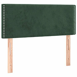 Acheter Maison Chic Tête de lit moderne à LED lumineuse pour chambre - Décoration de lit Vert foncé 100x5x78/88 cm Velours -MN11600