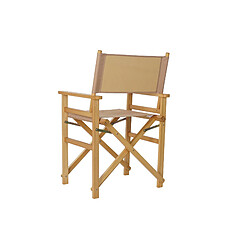 Avis Pegane Lot 4 chaises jardin en bois pliante marron - Largeur 56 x Hauteur 87 x Profondeur 48 cm