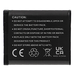 Vhbw EXTENSILO Batterie compatible avec Panasonic Lumix DMC-TZ40S, DMC-TZ40W, DMC-TZ41, DMC-TZ55 appareil photo, reflex numérique (1050mAh, 3,7V, Li-ion)