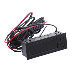 Acheter 3 en 1 voiture auto numérique led temps voltmètre thermomètre horloge module rouge