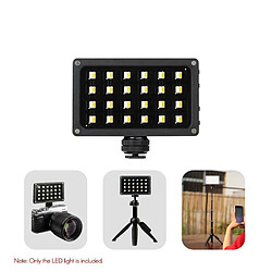 Justgreenbox Lampe de lumière vidéo de remplissage à LED portable 24pcs Perles Luminosité réglable avec diffuseur d'écran d'affichage - T3654657597061 pas cher