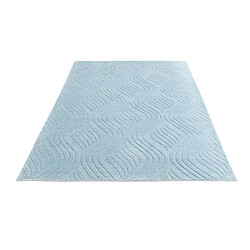 Avis Vidal Tapis de laine 231x160 Bleu Darya