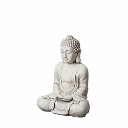 BigBuy Home Sculpture Buda Gris Ethnique 44 x 27 x 58 cm