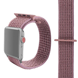 Wewoo Bracelet de montre en nylon Simple Fashion pour Apple Watch Séries 4 & 3 & 2 & 1 38mm & 40mm, avec Magic Stick (Violet)