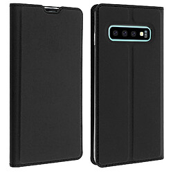 Housse Samsung Galaxy S10 Plus Étui Porte-cartes Fonction Stand Dux Ducis noir