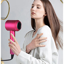 Universal Sèche-cheveux professionnel sans feuille Sèche-cheveux de salon à séchage rapide à ions négatifs(Rose) pas cher