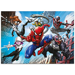 Lisciani Marvel Puzzle DF MAXIFLOOR 4x48 Spiderman pas cher