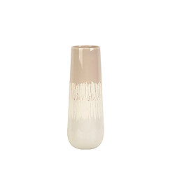 Vase Romimex Beige Gris Céramique 14 x 34 x 14 cm