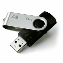 Pendrive GoodRam UTS2 USB 2.0 Noir Argenté 64 GB (1 Unité)