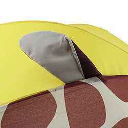 Avis mignon animal de bande dessinée enfants parapluie automatique coupe-vent portable girafe