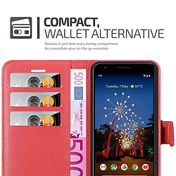 Acheter Cadorabo Coque Google PIXEL 3A Etui en Rouge