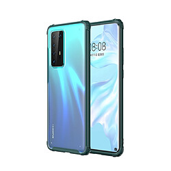 Wewoo Coque Pour Huawei P40 Pro Étui de protection en TPU + PC antichoc aux quatre coins vert