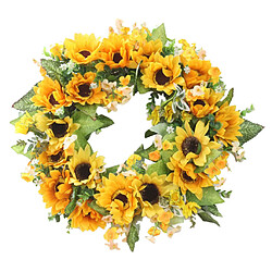 Guirlande de fleurs artificielles décorations de porte guirlande tournesol