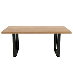 Lisa Design Jessie - table à manger - chêne et hêtre massif - 180 cm