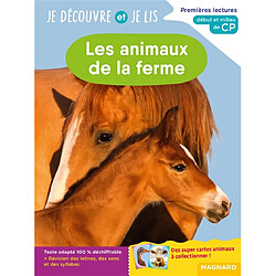 Les animaux de la ferme : premières lectures, début et milieu de CP